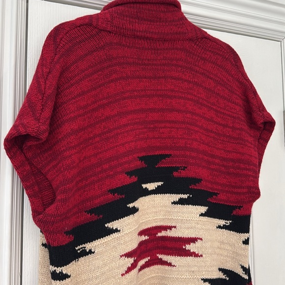 Ralph Lauren Jeans Co. Vintage Rare Southwestern Aztec Sweater Vest Cardigan - Picture 13 of 16